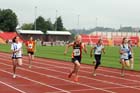 Girls under-13s 100 metres at the Gateshead Tartan Games Open.